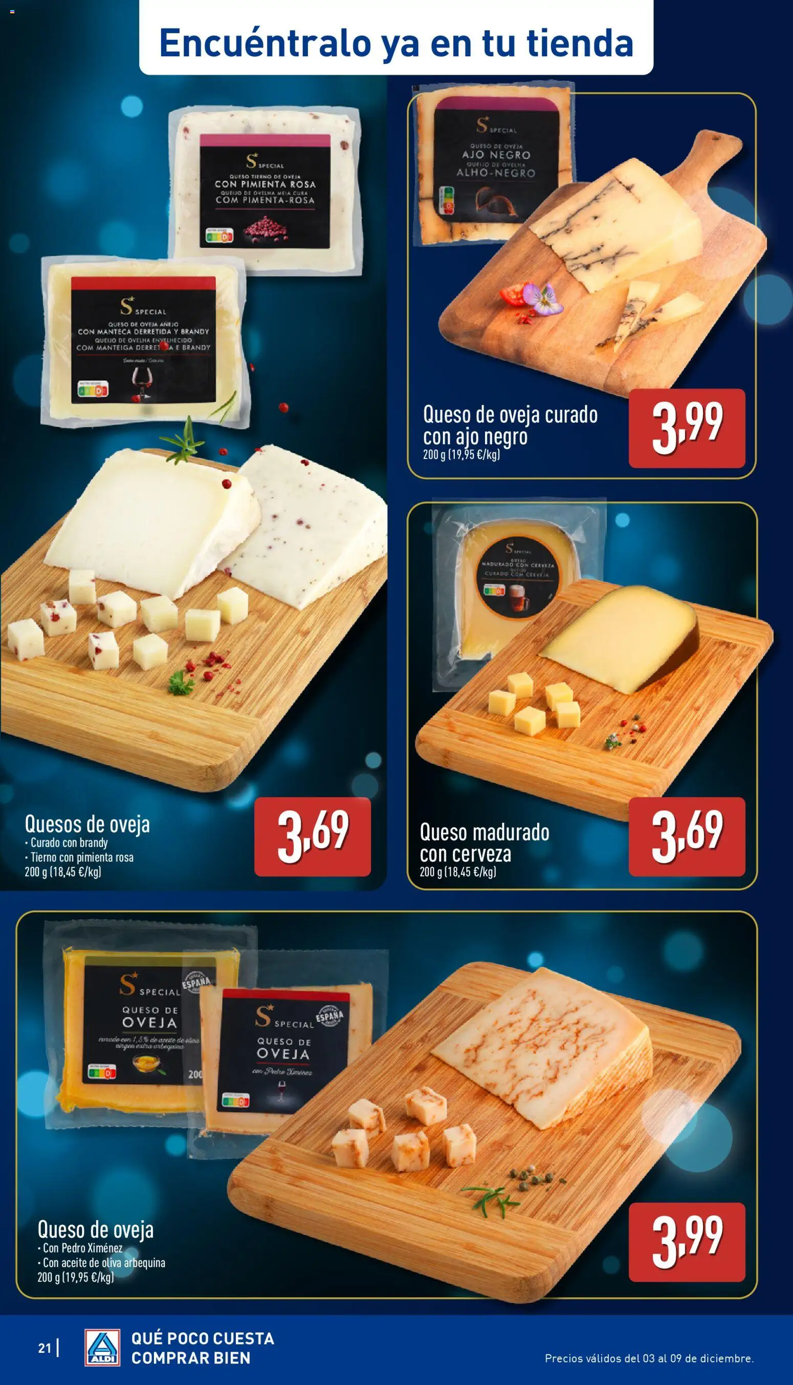 Aldi folleto Canarias │ válido desde el 04.12.2025 | Página: 21 | Productos: Manteca, Queso, Aceite, Cerveza