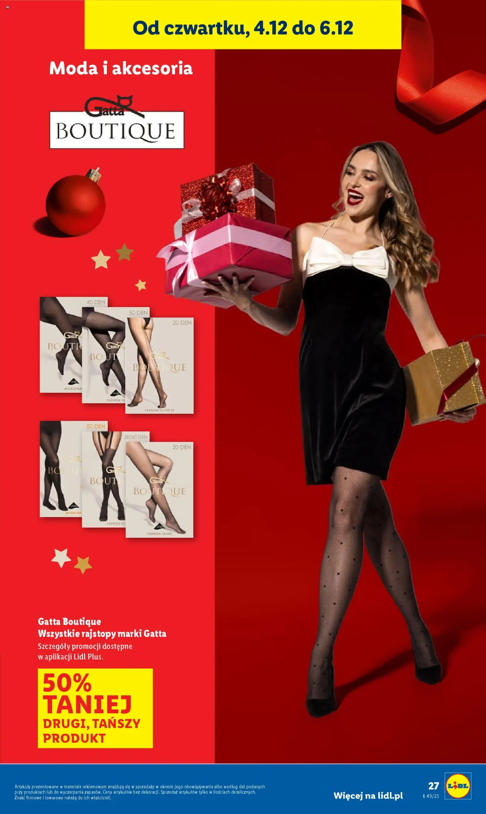 Lidl Gazetka - Cyber Monday od 01.12.2025 | Strona: 33 | Produkty: Rajstopy, Gatta