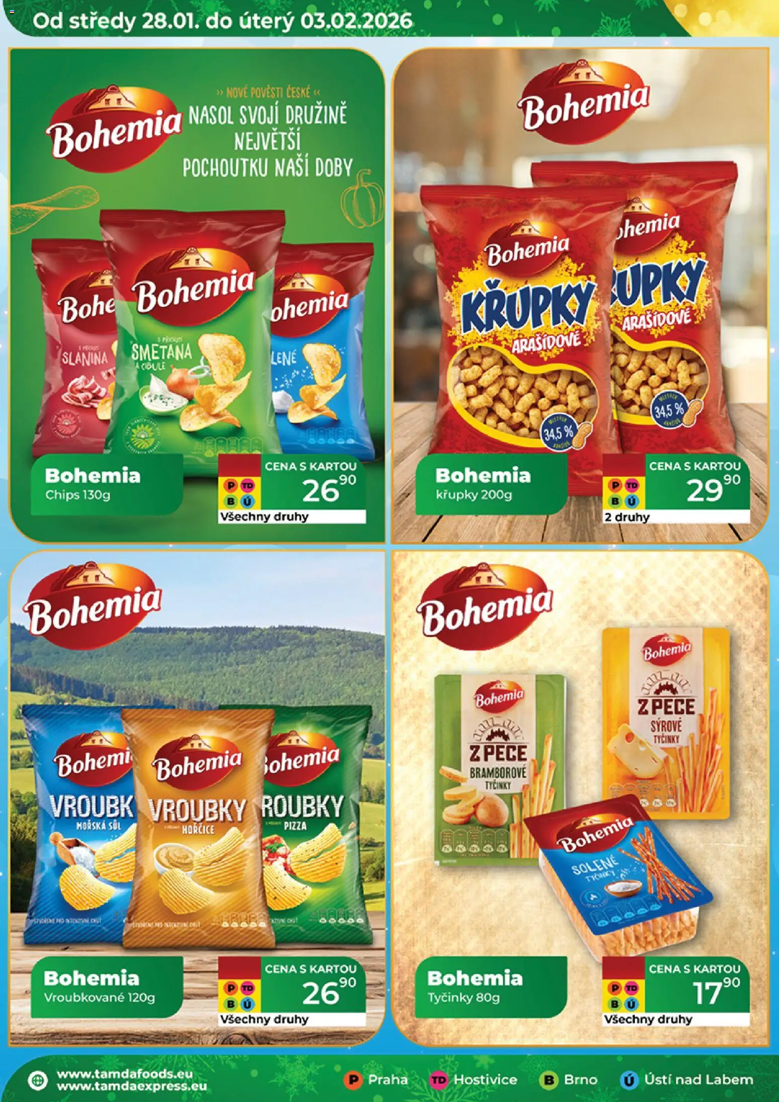 Tamda Foods leták od 28.01.2026 | Strana: 14 | Produkty: Pizza, Smetana, Tyčinky, Hořčice