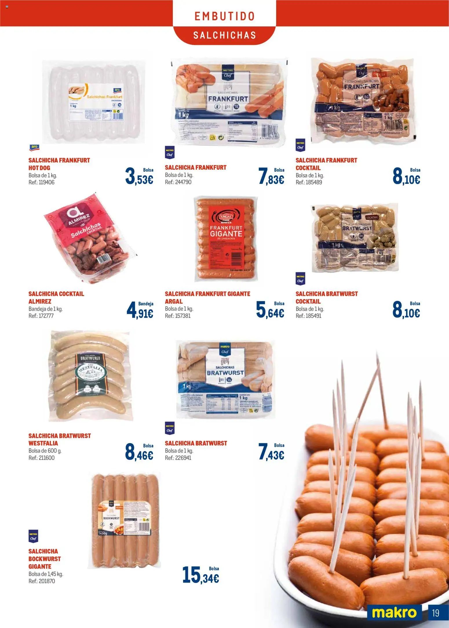 Makro - Charcuteria Norte 1 │ válido desde el 01.12.2025 | Página: 19 | Productos: Bolsa, Bandeja