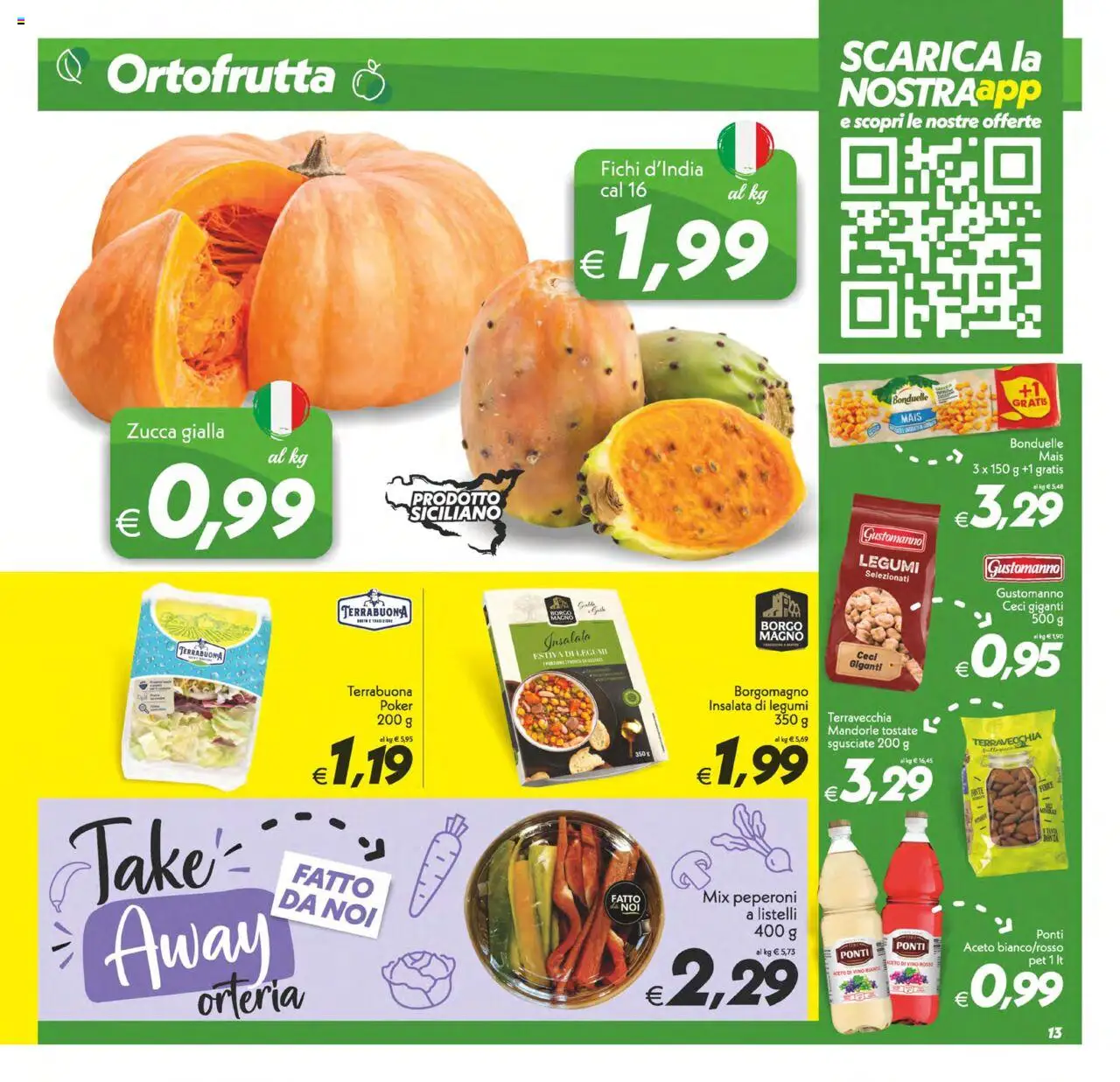 Volantino SuperConveniente del 12.09.2025 | Pagina: 13 | Prodotti: Legumi, Vino, Mais, Vino bianco