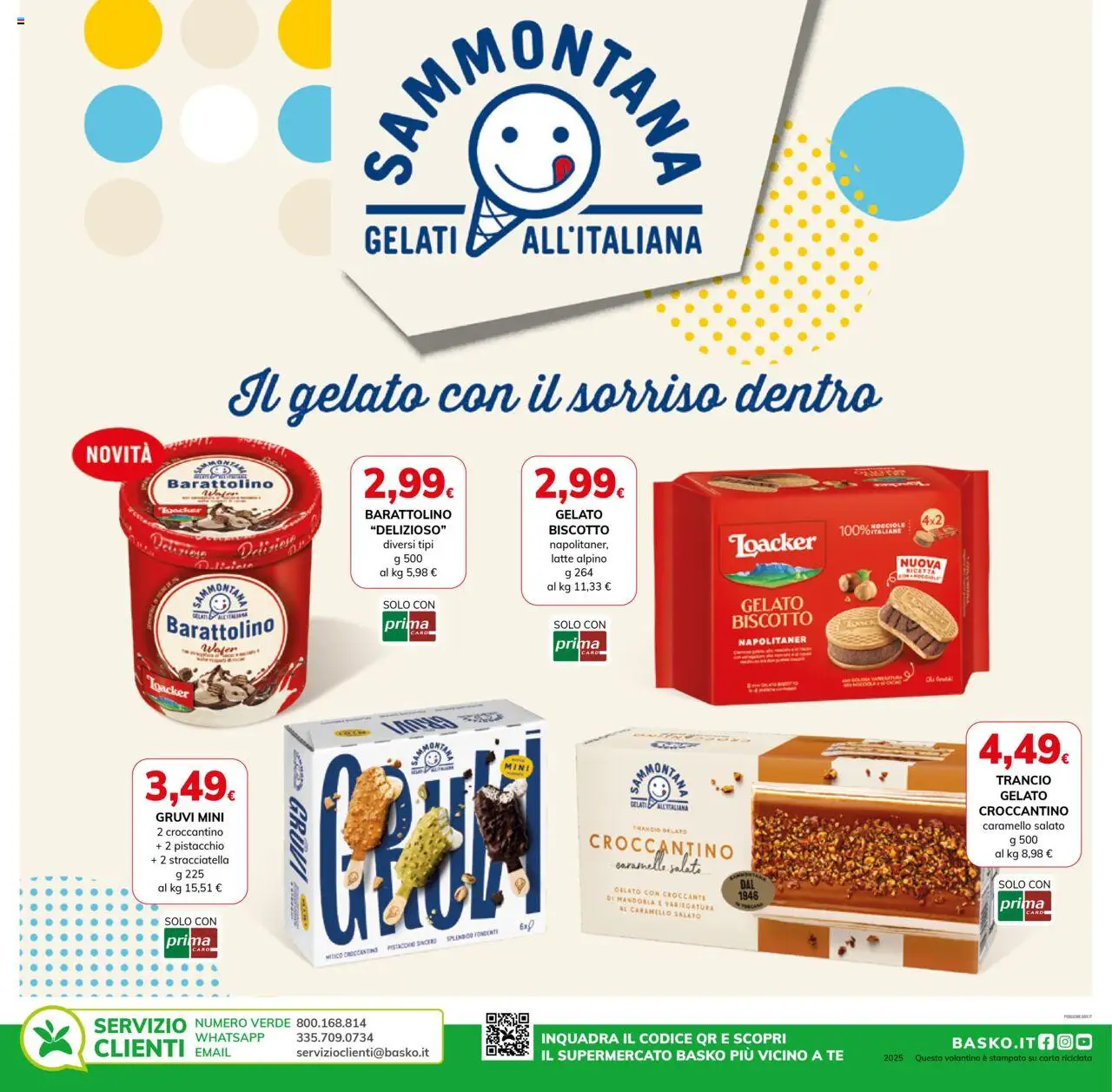 Volantino Basko del 19.08.2025 | Pagina: 33 | Prodotti: Tè, Gelato, Latte, Stracciatella