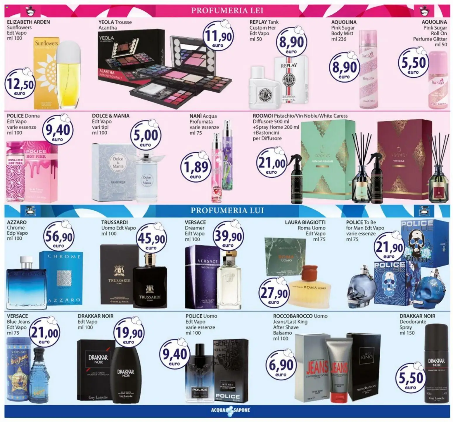 Volantino Acqua e Sapone del 23.02.2026 | Pagina: 3 | Prodotti: Balsamo, Sapone, Deodorante, Jeans