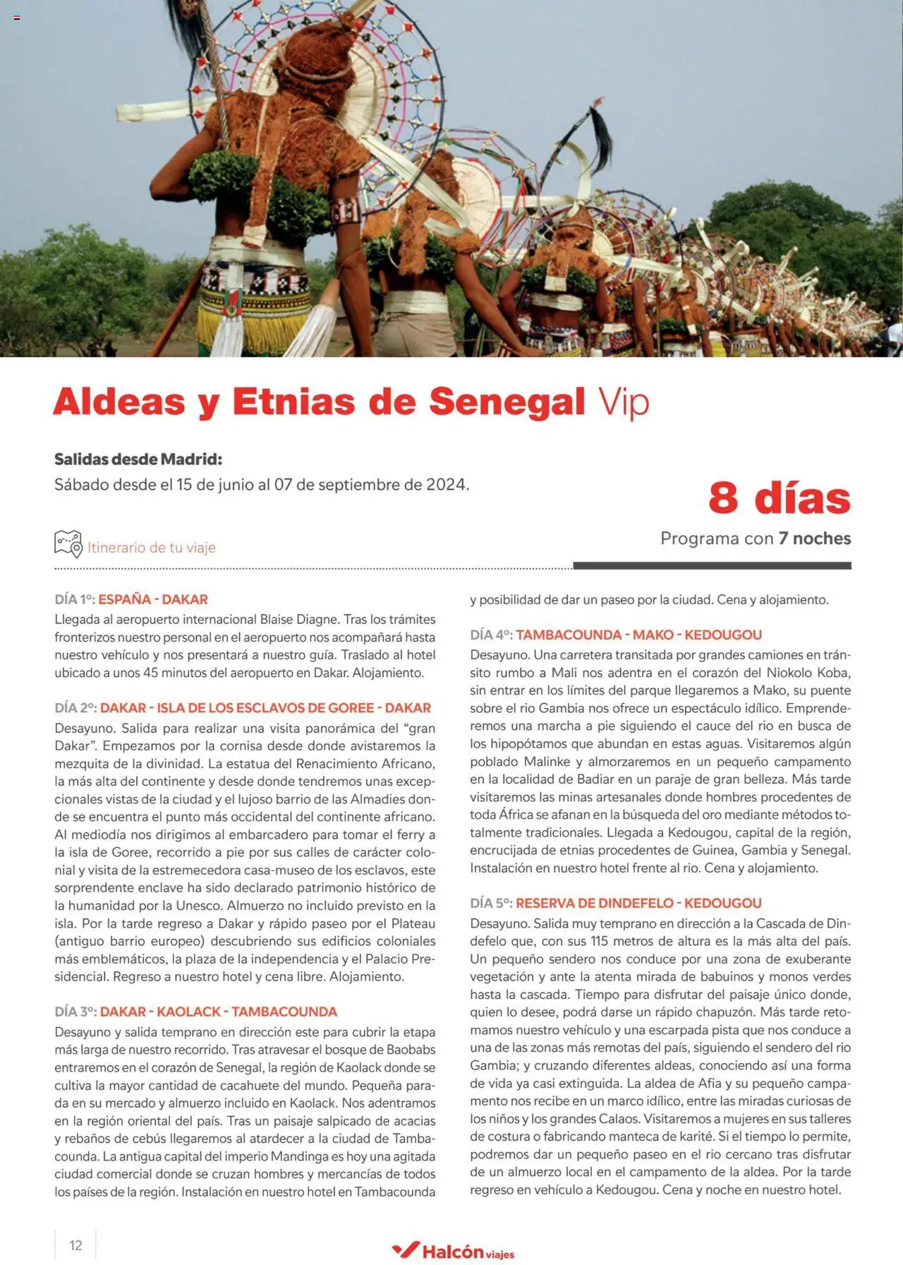 Halcón Viajes Senegal │ válido desde el 26.04.2024 | Página: 12 | Productos: Manteca, Marco