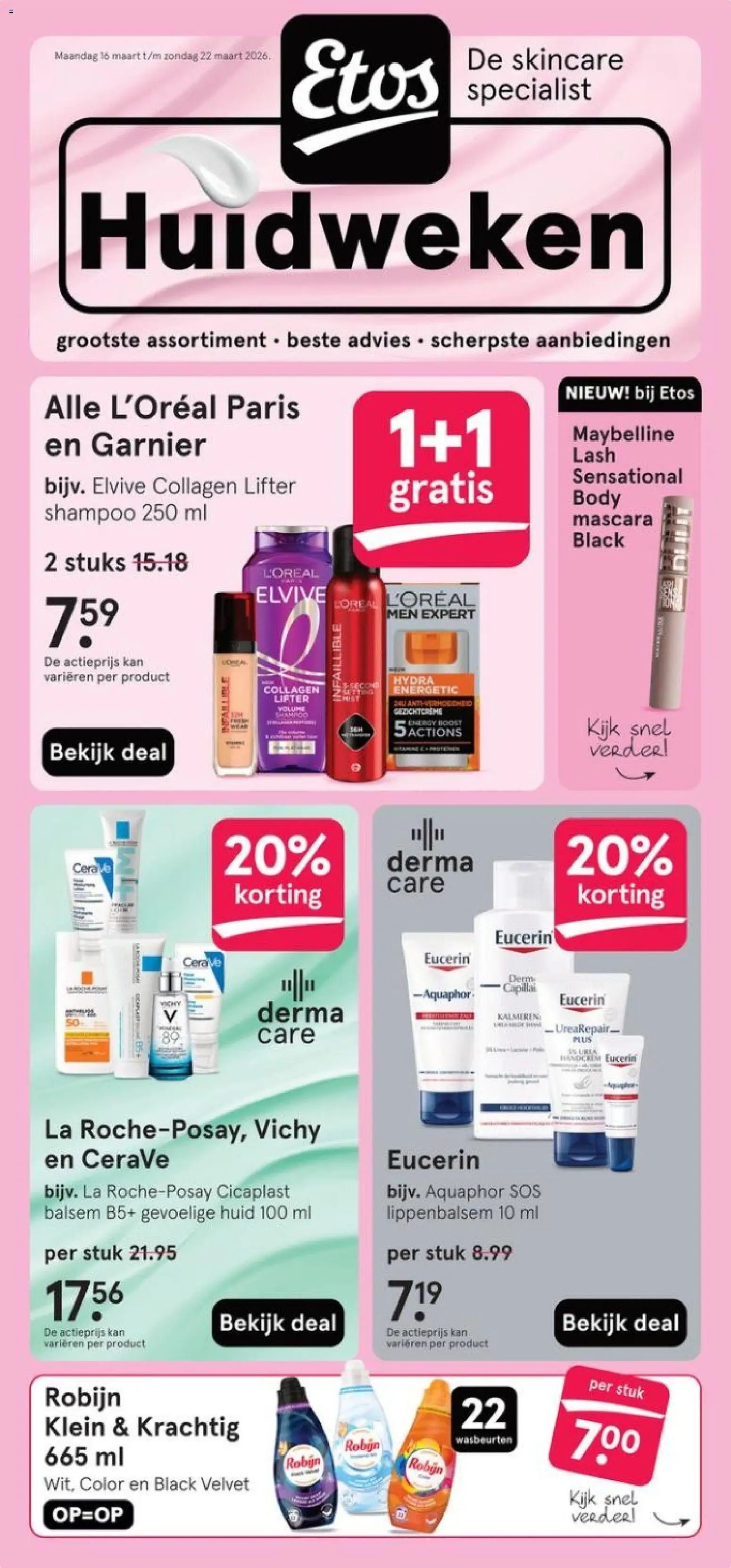 {H1} | Pagina: 1 | Producten: Robijn, La, Mascara, Boost