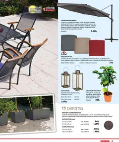 Bauhaus katalog Zahradní nábytek od 01.04.2025 | Strana: 37 | Produkty: Květináče, Lucerna, Barvy, Slunečník