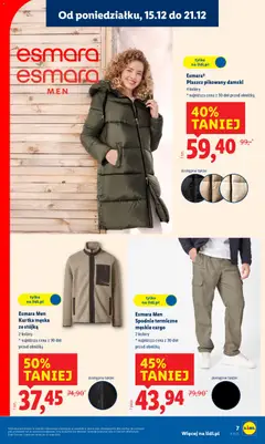 Pogląd oferty "Esmara Men Spodnie termiczne męskie cargo, Spodnie termiczne męskie cargo, 2 kolory, * najniższa cena z 30 dni przed obniżką" - ważna od 15.12.2025 | Strona: 9 | Produkty: Kurtka, Płaszcz, Spodnie