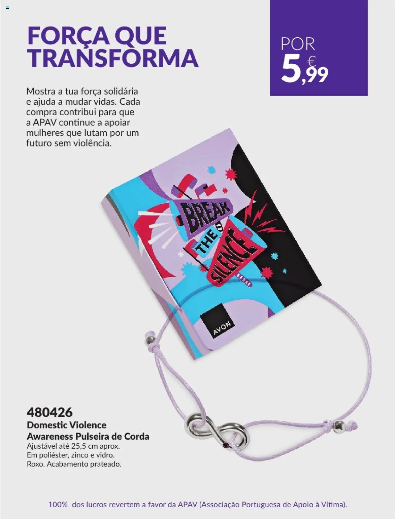Avon - Conhece o teu corpo │ válido de 01.08.2025 | Página: 11 | Produtos: Pulseira, Corda