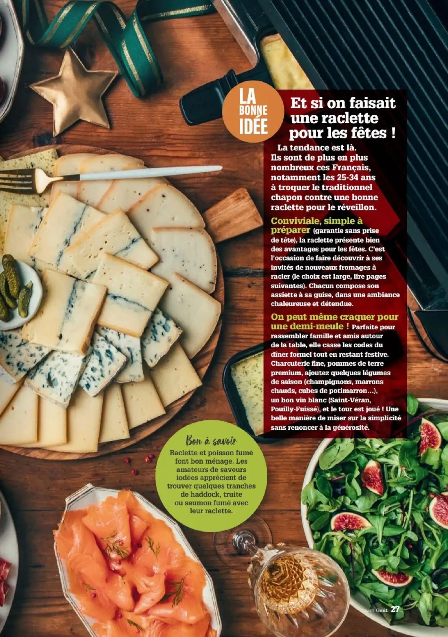 {H1} | Page: 27 | Produits: Chapon, Prise, Saumon, Pommes de terre