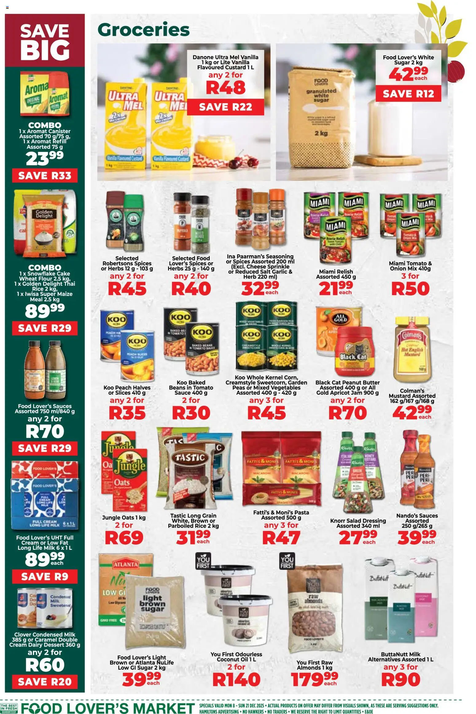 New Food Lover's Market catalogue – valid from 08.12.2025 | Page: 12 | Products: Jam, Salad dressing, Sauce, Garlic