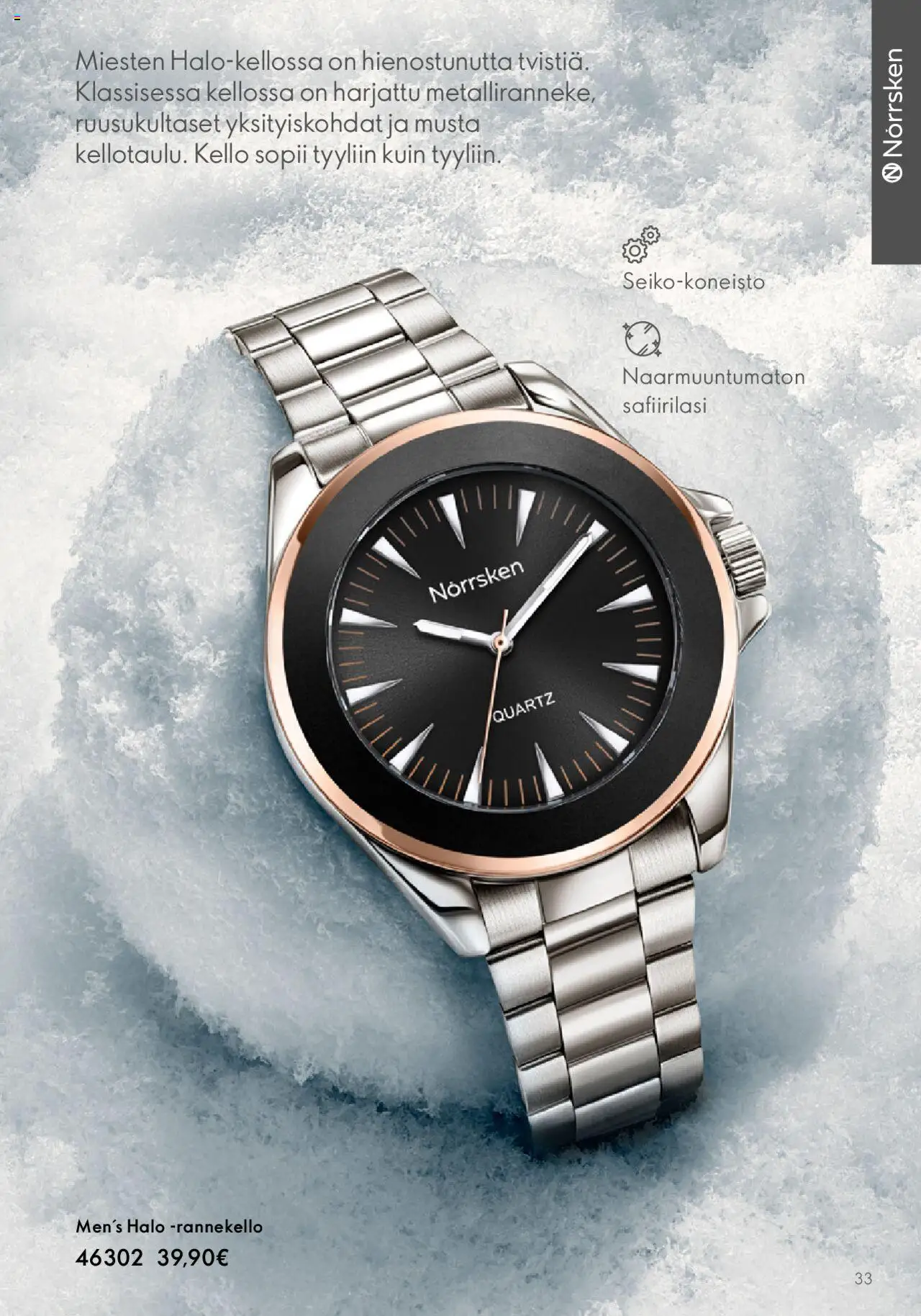 Oriflame Norrsken Winter Collection – voimassa 25.01.2024 alkaen | Sivu: 33 | Tuotteet: Kello