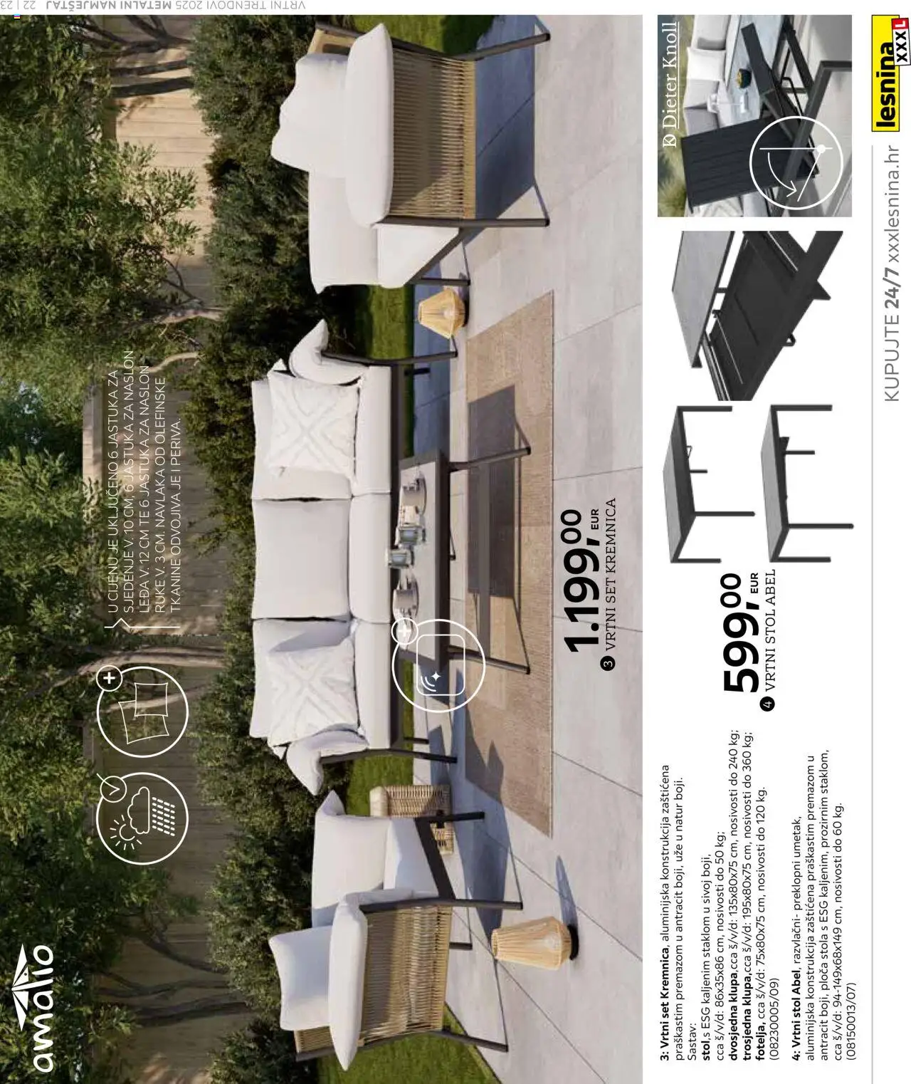 Lesnina katalog | vrijedi od 25.02.2025 | Stranica: 23 | Proizvodi: Stol