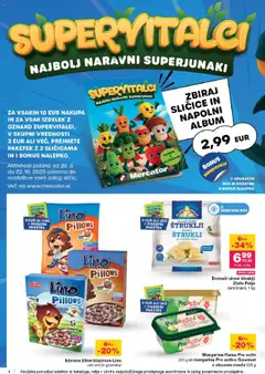 Novi Mercator katalog ponudbe – veljaven od 18.09.2025 | Stran: 4 | Izdelki: Štruklji, Margarina