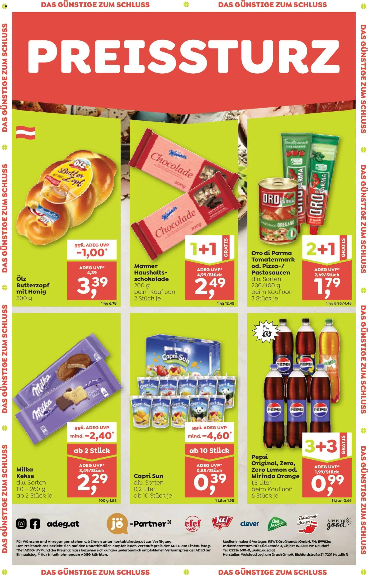 Die besten Angebote | ADEG Flugblatt ab 19.03.2026 | - Jetzt stöbern! | Austria