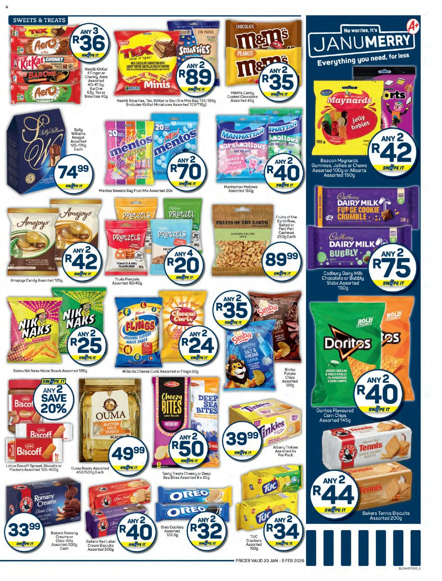 New Pick n Pay catalogue – valid from 23.01.2026 | Page: 5 | Products: Chutney, Vinegar, Cream, Paper