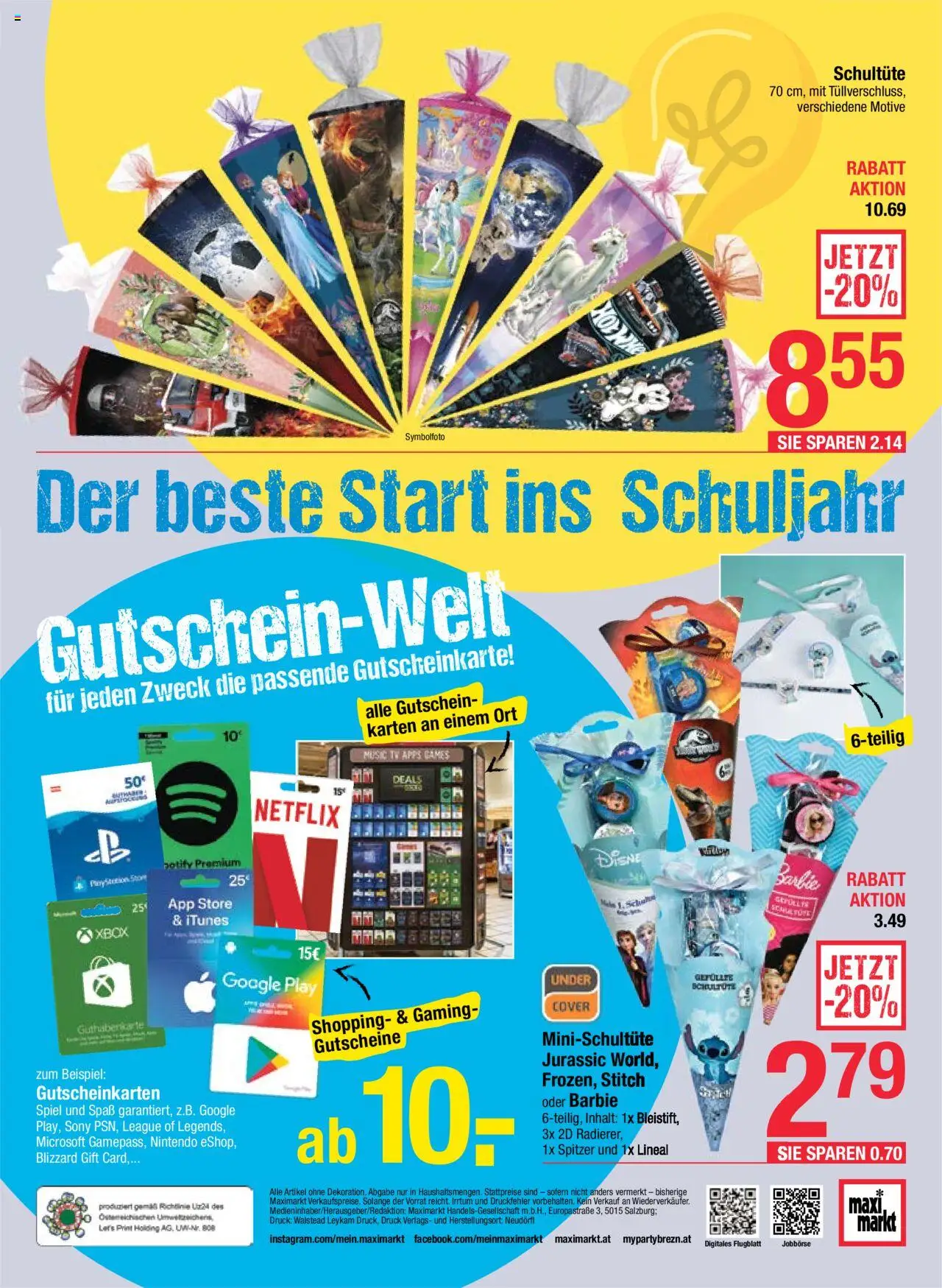 Maximarkt Alles für die Schule gültig ab 25.08.2025 | Seite: 20 | Produkte: Xbox, Spiel