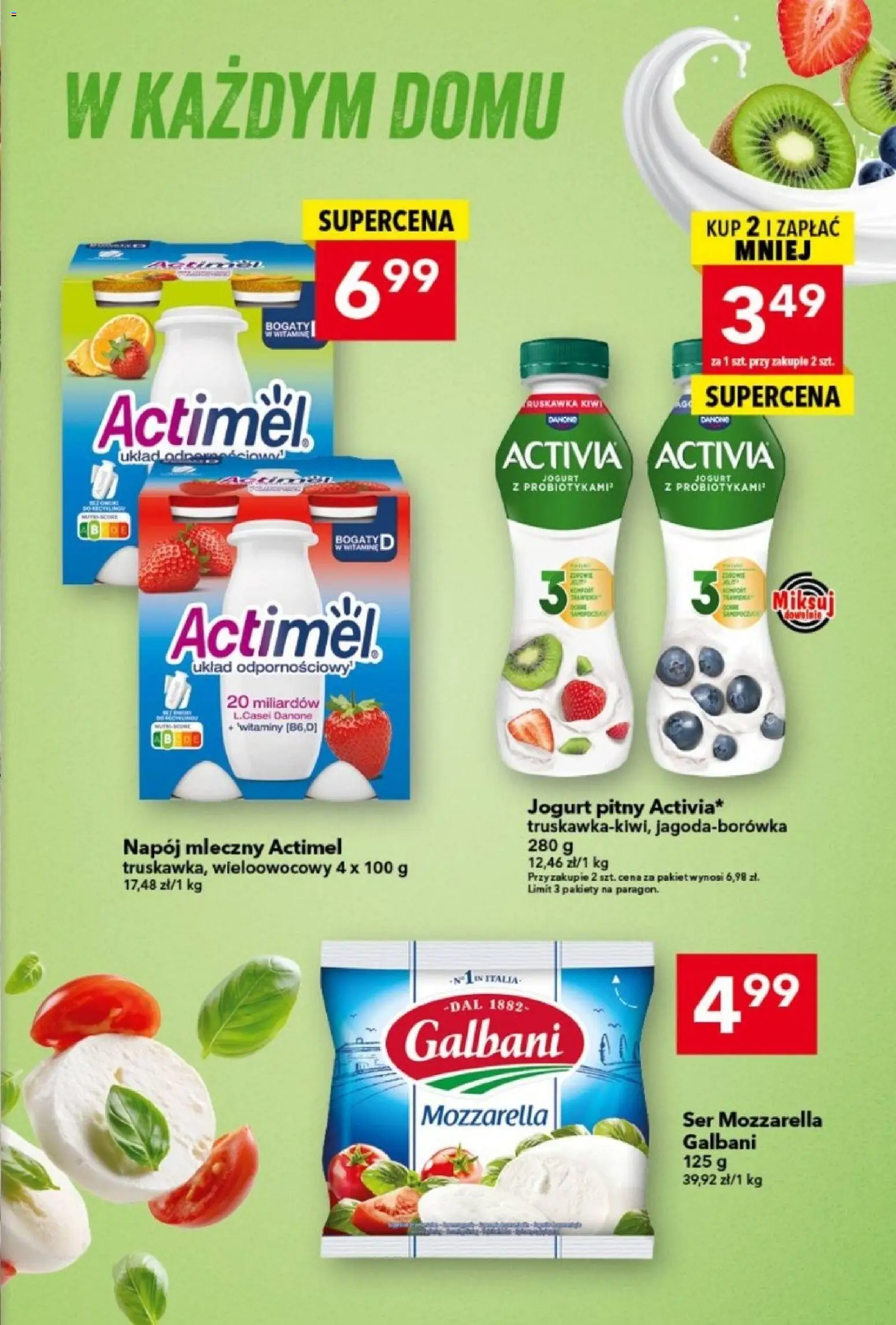 Lewiatan gazetka od 20.11.2025 | Strona: 7 | Produkty: Ser, Jogurt, Mozzarella, Kiwi
