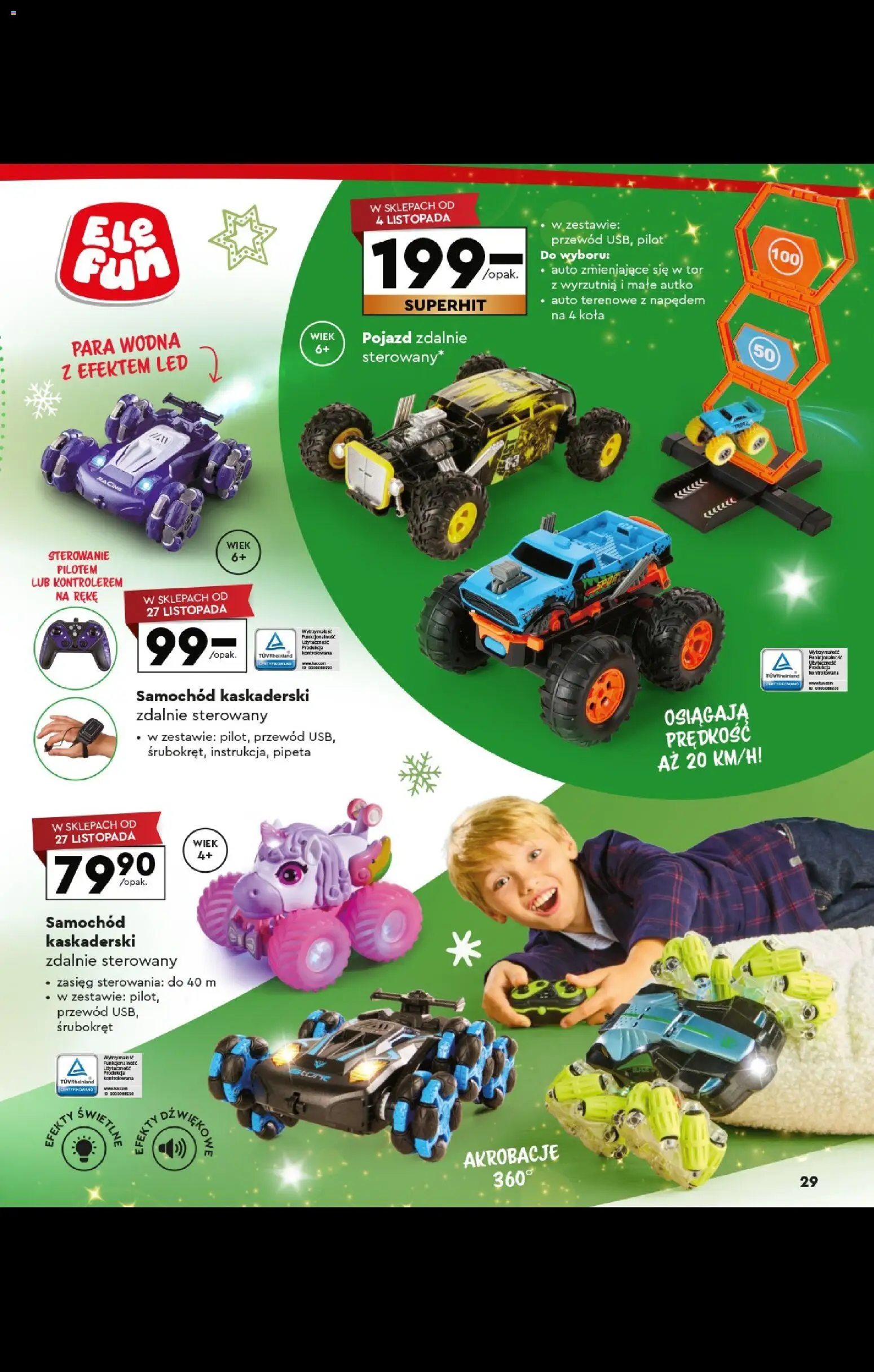 Biedronka gazetka - Kraina zabawek od 27.10.2025 | Strona: 29 | Produkty: Wyrzutnia