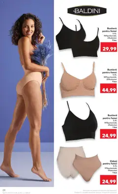 Noul catalog Kaufland – valabil de la 10.09.2025 | Pagină: 28 | Produse: Bustieră, Chiloți