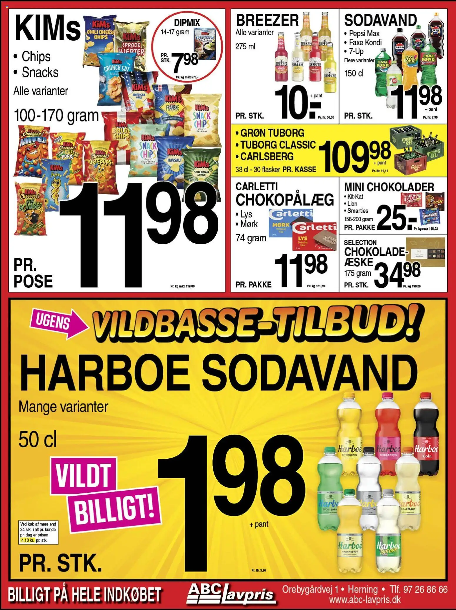 Abc Lavpris tilbudsavis – gyldig fra 05.11.2025 | Side: 7 | Produkter: Sodavand, Faxe Kondi, Grill, Pepsi