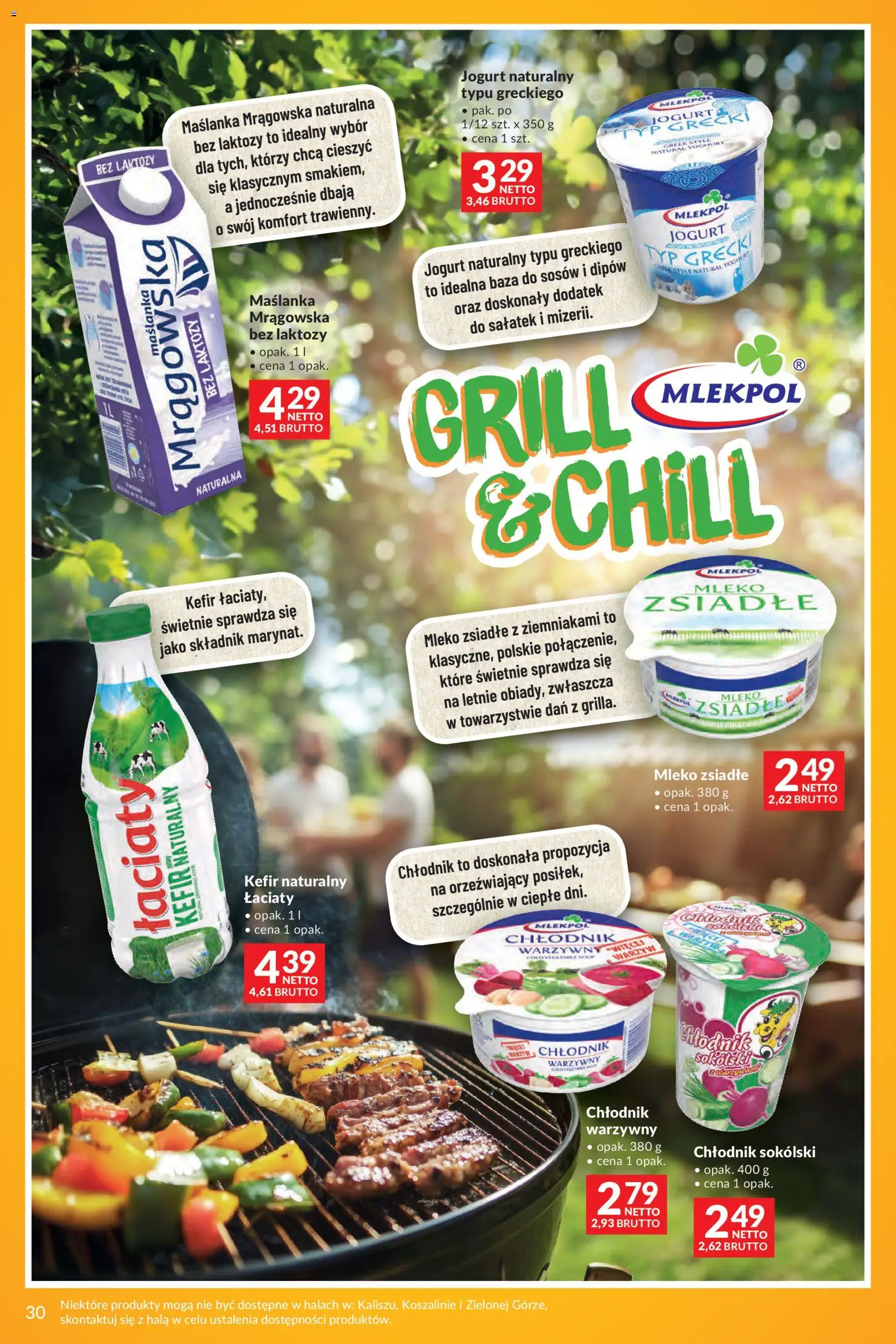 Makro gazetka - Markowe Inspiracje Maja od 28.04.2026 | Strona: 28 | Produkty: Kefir, Maślanka, Zsiadłe mleko, Jogurt