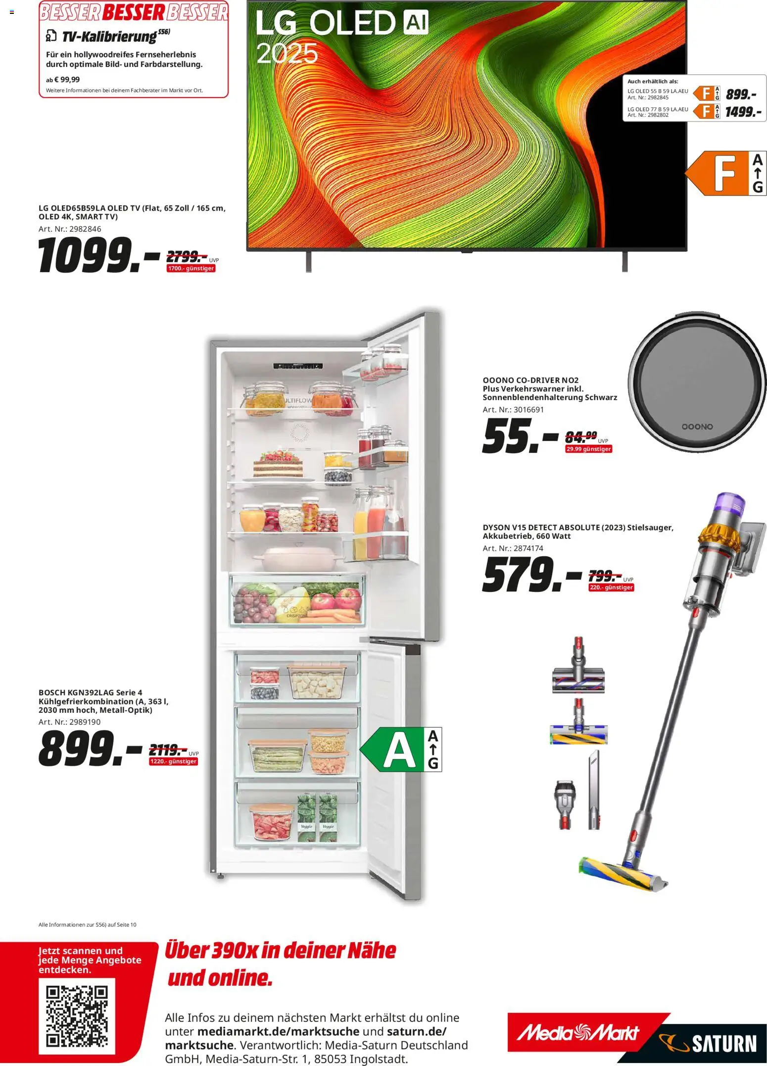 Media Markt Prospekt 	 – gültig ab 22.12.2025 | Seite: 16 | Produkte: Bosch, LG, Smart TV, TV