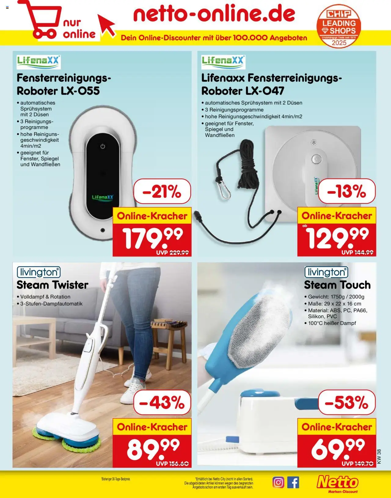 Netto Marken-Discount Prospekt 	 – gültig ab 15.09.2025 | Seite: 48 | Produkte: Gewicht, Roboter, Spiegel