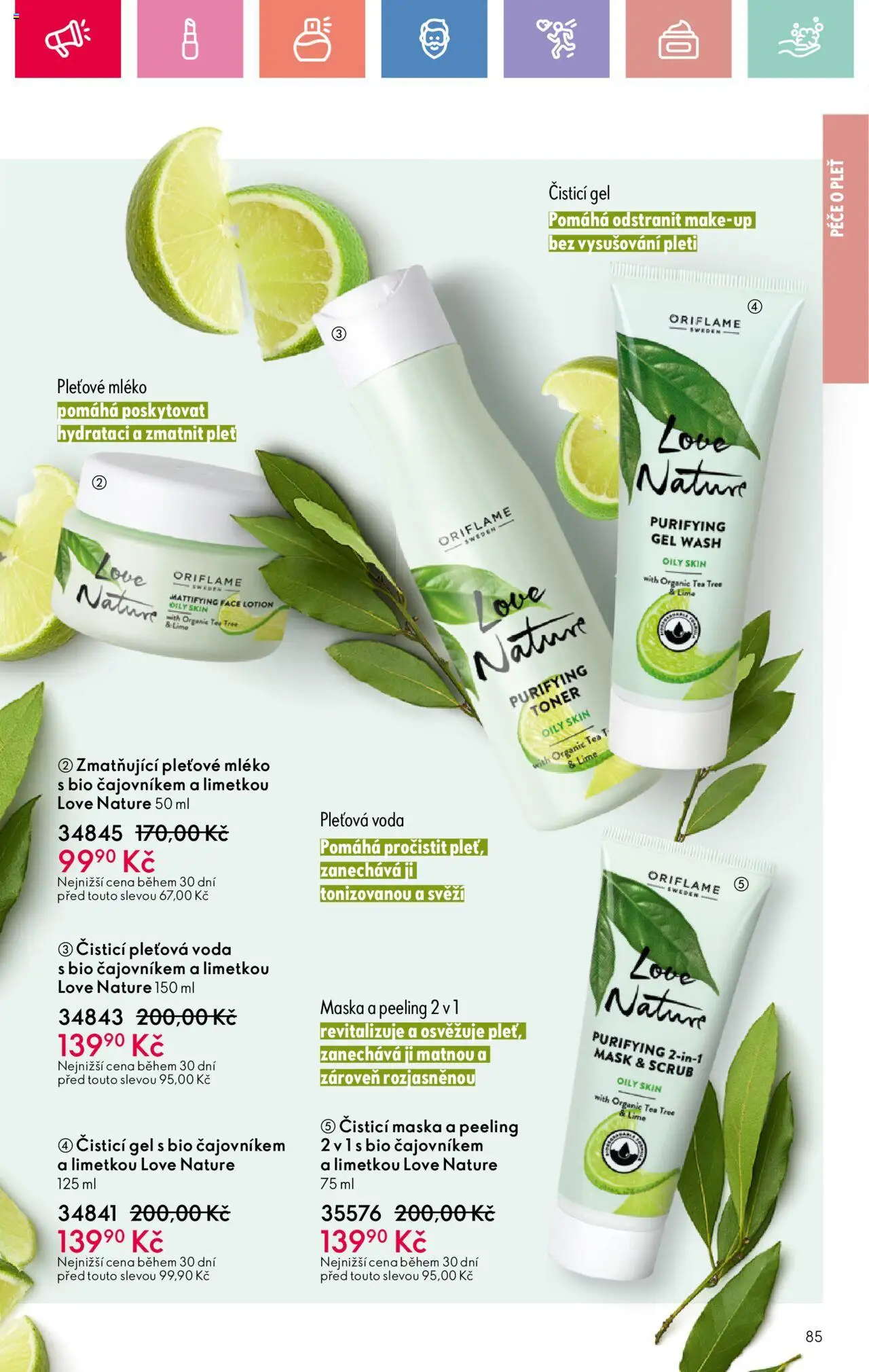 Oriflame katalog č.08/2025 od 25.05.2025 | Strana: 85 | Produkty: Mléko, Toner, Maska, Peeling