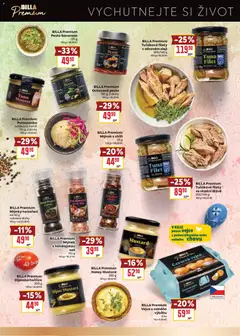 Náhled letáku Billa leták - Prémiové delikatesy od 04.03.2026 | Strana: 14 | Produkty: Koření, Pesto, Pomazánka, Filet