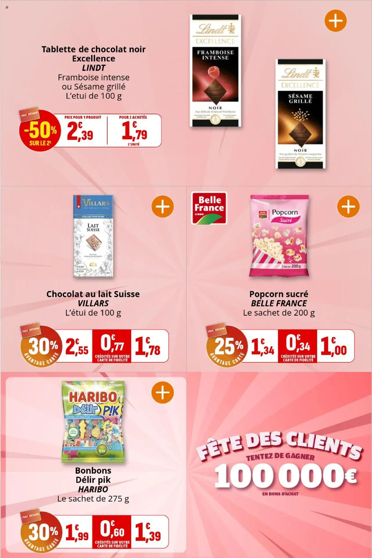 {H1} | Page: 22 | Produits: Framboise, Popcorn, Chocolat, Bonbons