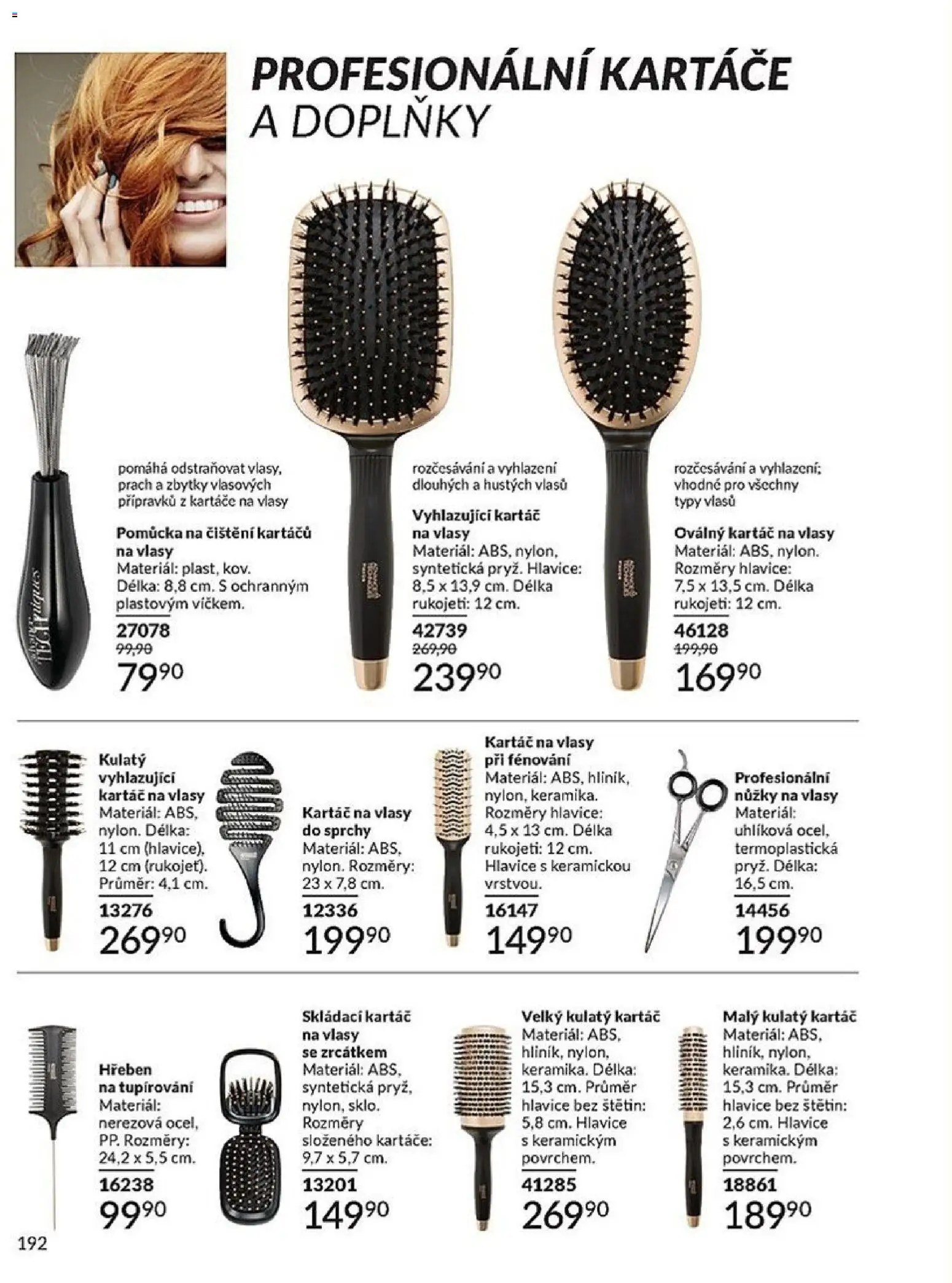 Avon Black Friday od 01.11.2025 | Strana: 192 | Produkty: Kartáč na vlasy, Nůžky, Hřeben, Kartáč