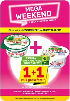 Pogląd oferty "Euro Sklep Gazetka" - ważna od 13.11.2025 | Strona: 18 | Produkty: Karta, Serek, Serek wiejski, Twarożek
