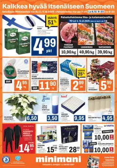 Minimani-mainoslehti voimassa 03.12.2025 alkaen
