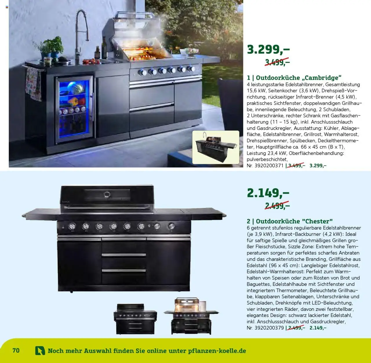 Pflanzen-Kölle Gartenmöbel Katalog 2025 – gültig ab 22.01.2025 | Seite: 70 | Produkte: Schrank, Spieße, Brot