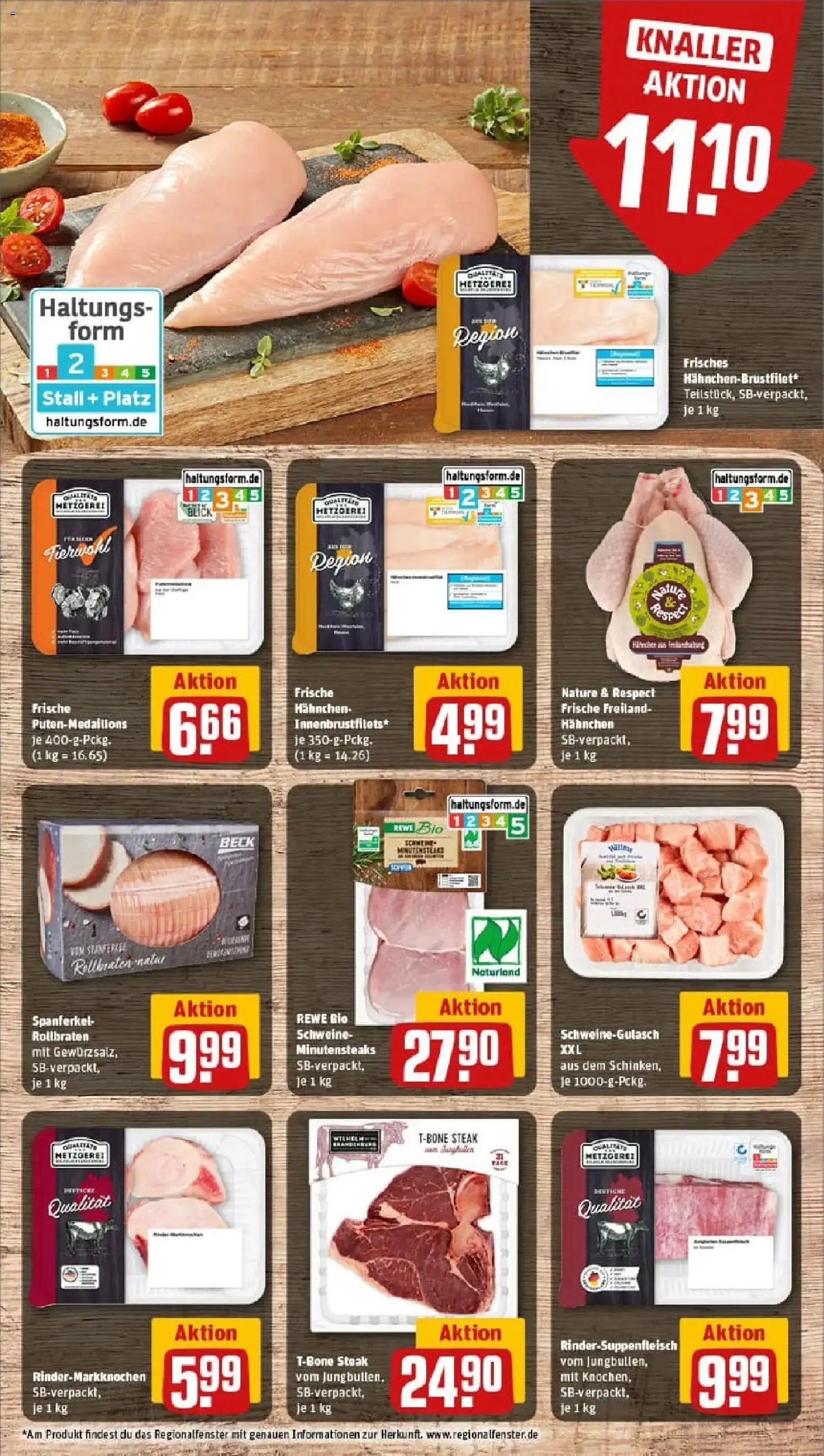 Rewe prospekt Büdingen	 – gültig ab 26.01.2026 | Seite: 8 | Produkte: Schweinegulasch, Hahnchen, Steak