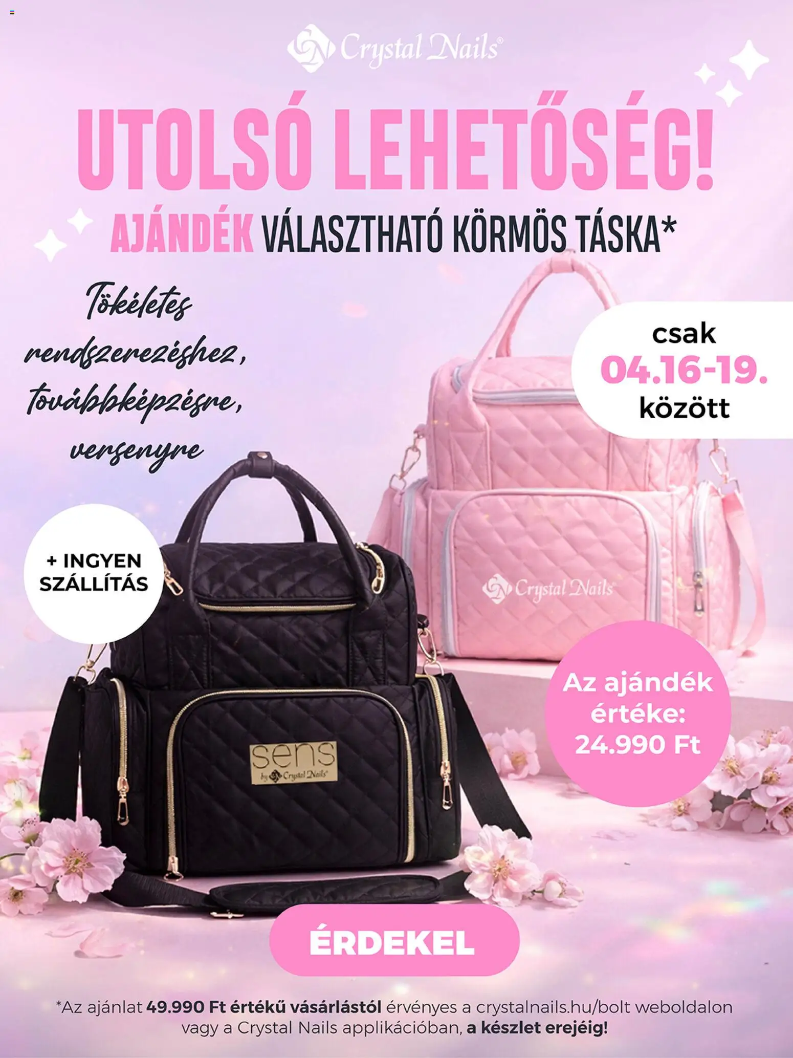 Crystal Nails akciós ujság - amely érvényes a következő dátumtól: 16.04.2026 | Oldal: 1