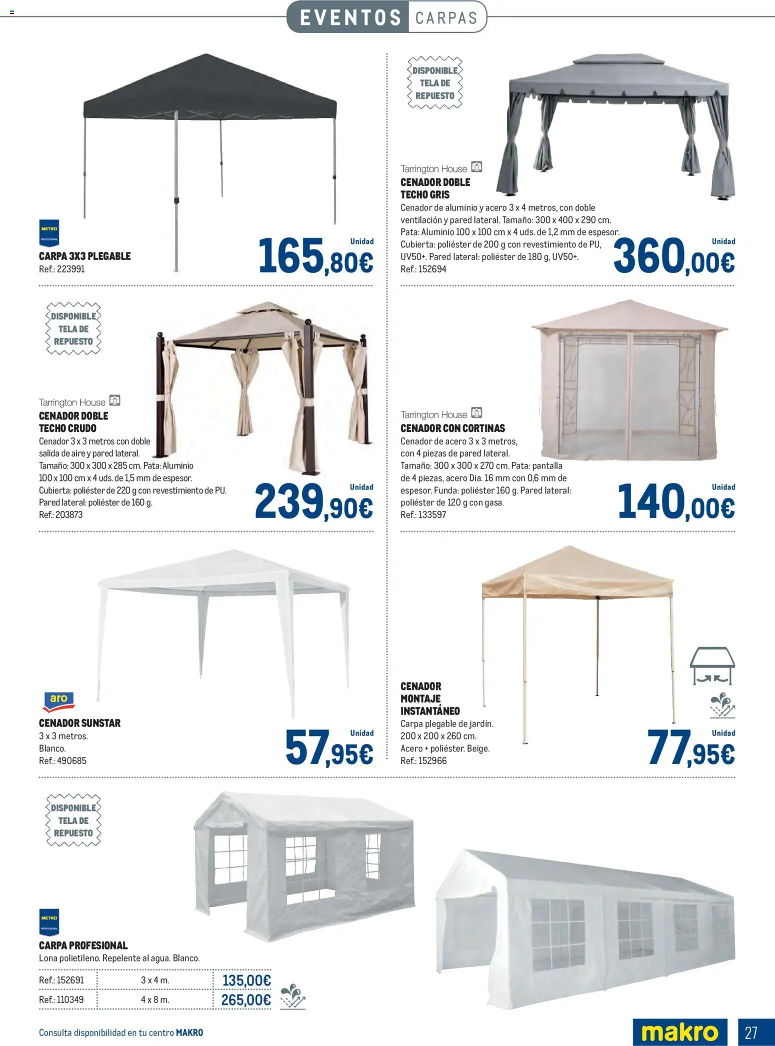 Makro - Especial Terrazas Canarias │ válido desde el 09.03.2026 | Página: 27 | Productos: Funda
