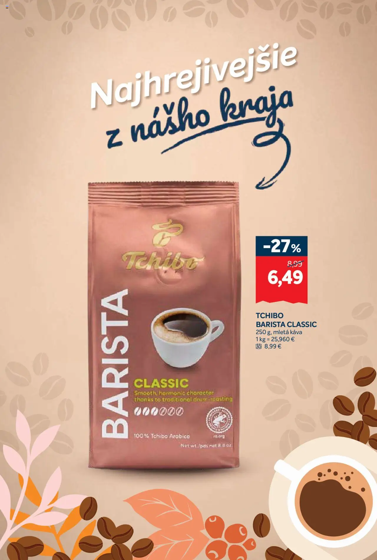 Nové Kraj akcie – leták je platný od 11.09.2025 | Strana: 11 | Produkty: Káva, Barista
