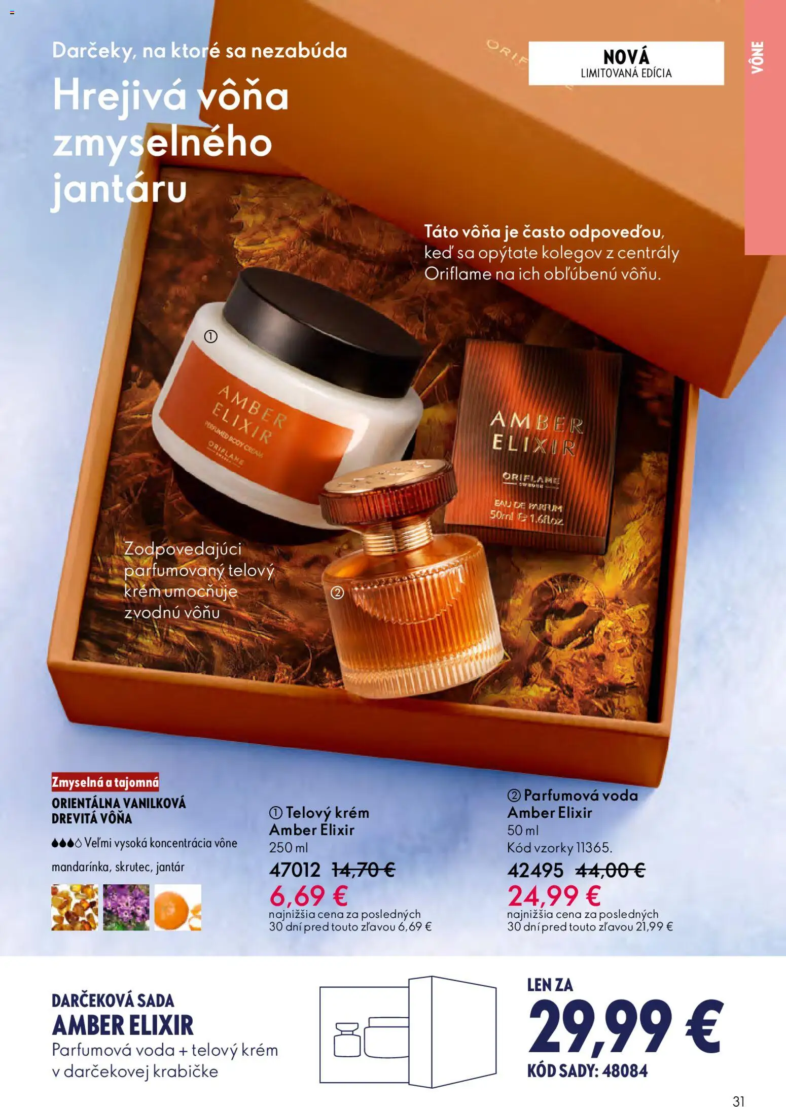 Nové Oriflame akcie – leták je platný od 03.12.2025 | Strana: 31 | Produkty: Telový krém, Krém, Voda