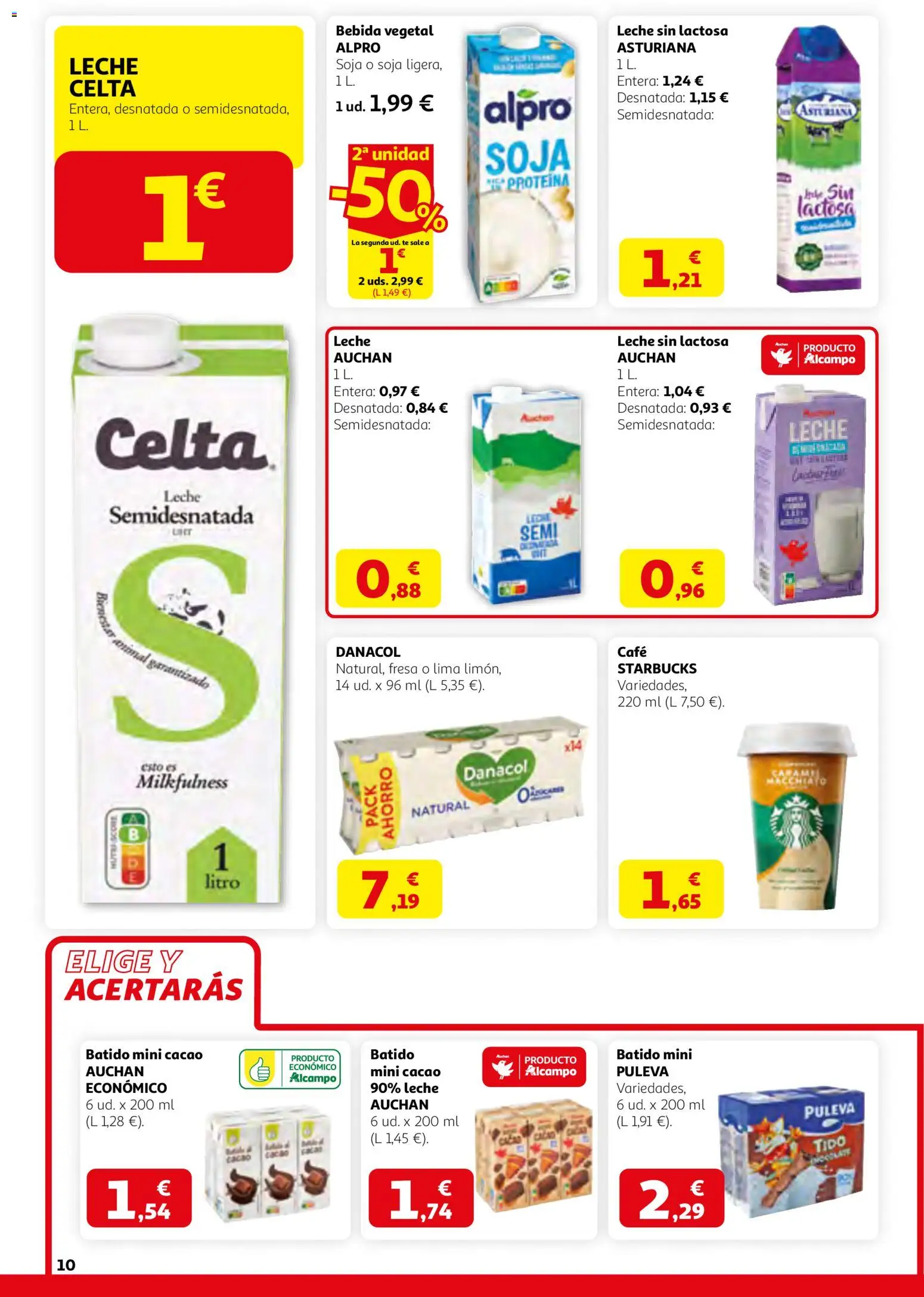 Alcampo  HG Catalán Activa´t a la Primavera │ válido desde el 12.03.2026 | Página: 10 | Productos: Lima, Leche, Café, Φρυγανιές σικάλεως