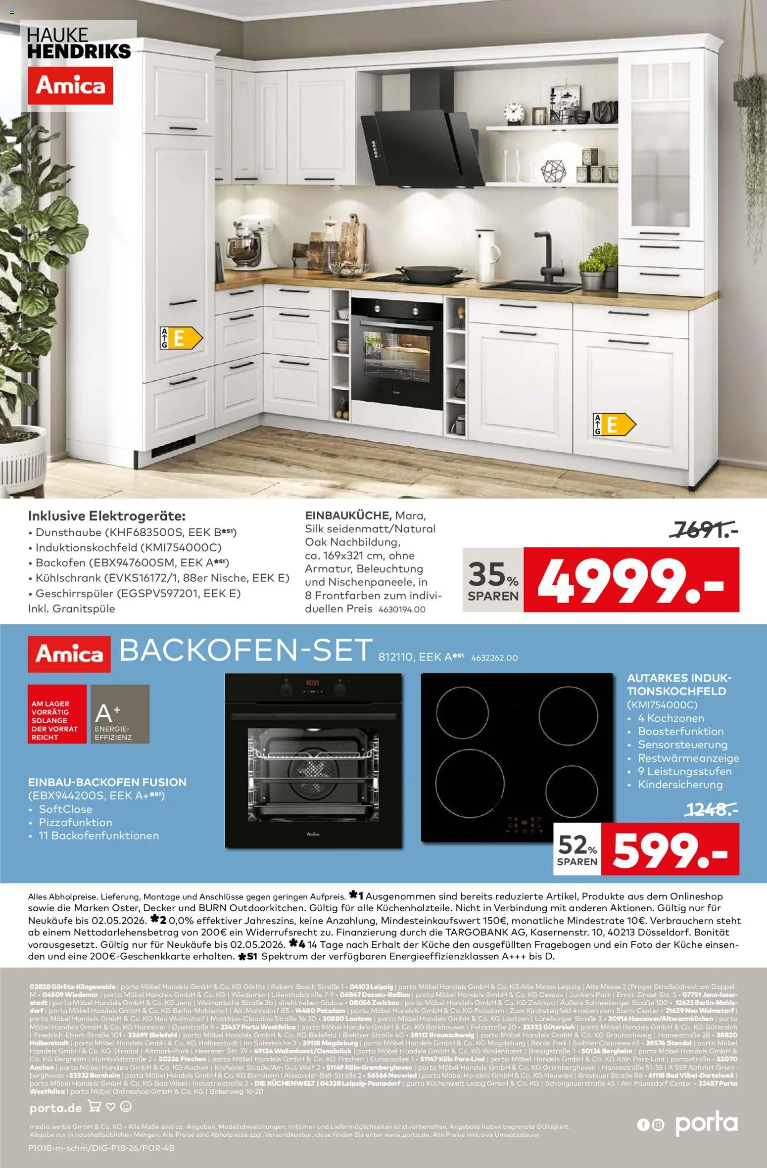 Porta! Küchentester gesucht! Bad Vilbel-Dortelweil – gültig ab 19.04.2026 | Seite: 12 | Produkte: Geschirrspüler, Bad, Kühlschrank, Backofen