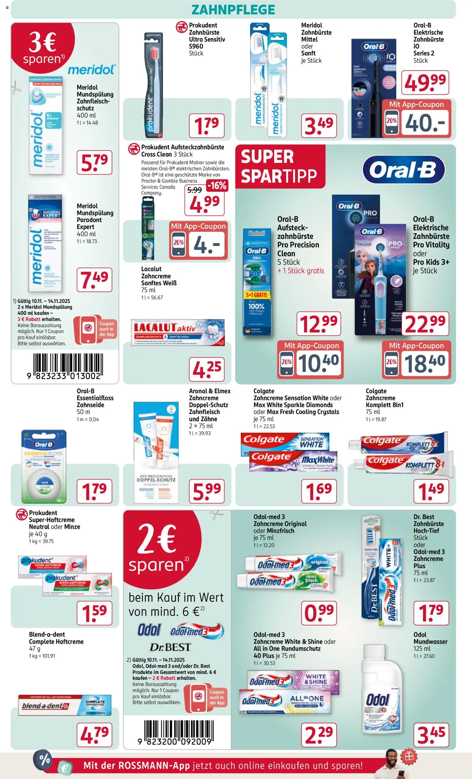 Rossmann Prospekt 	 – gültig ab 10.11.2025 | Seite: 12 | Produkte: Elektrische zahnbürste, Zahnbürste, Mundwasser