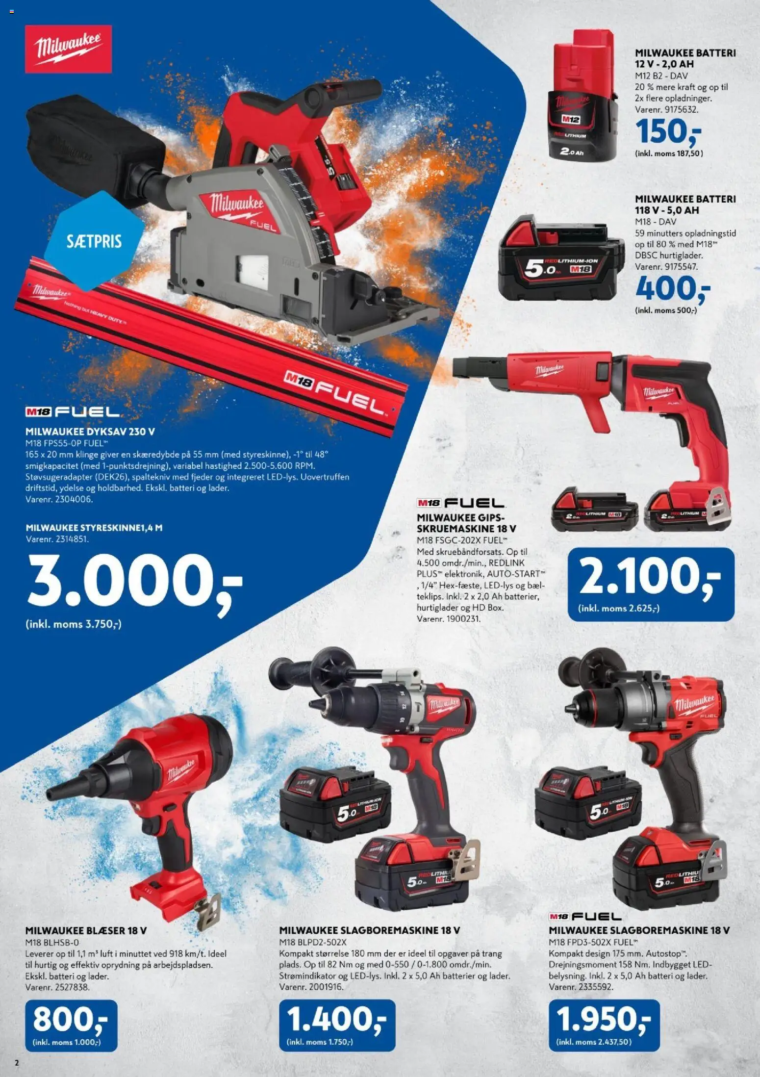 Davidsen tilbudsavis – gyldig fra 05.03.2026 | Side: 2 | Produkter: Batterier, Batteri