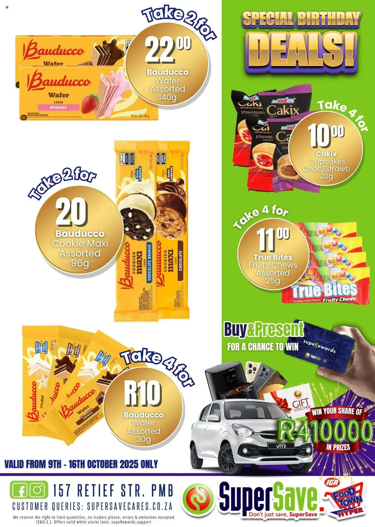 New Super Save catalogue – valid from 09.10.2025 | Page: 37 | Products: Cake, Chocolate, Cookies