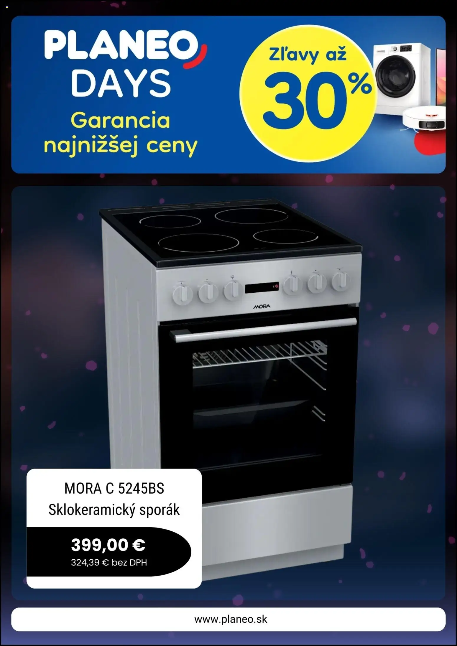 Nové Planeo Elektro akcie – leták je platný od 01.02.2026 | Strana: 5 | Produkty: Sporák