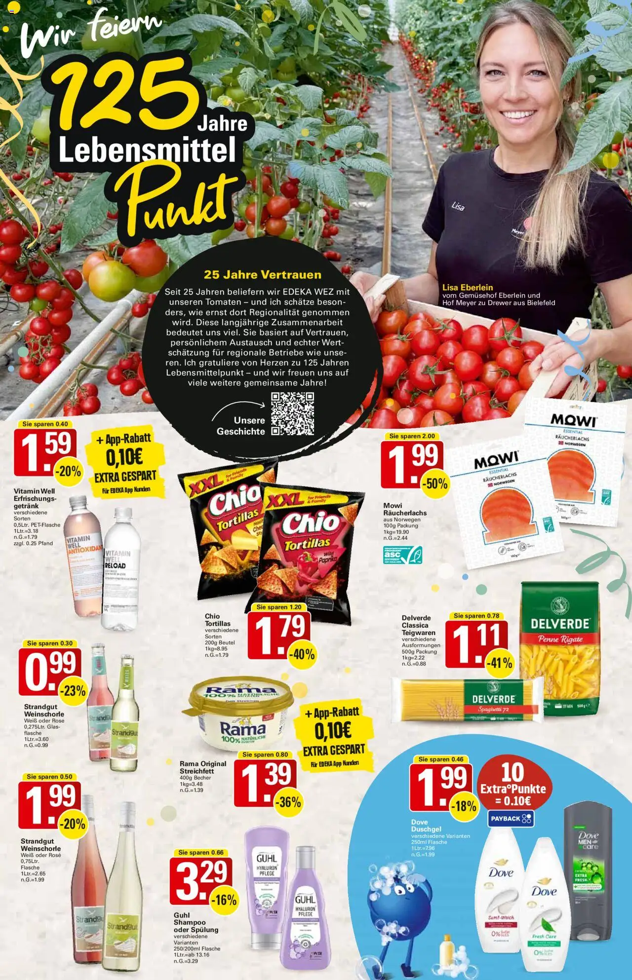 WEZ Prospekt - gültig ab dem 28.07.2025 | Seite: 5 | Produkte: Rama, Tomaten, Spülung, Räucherlachs