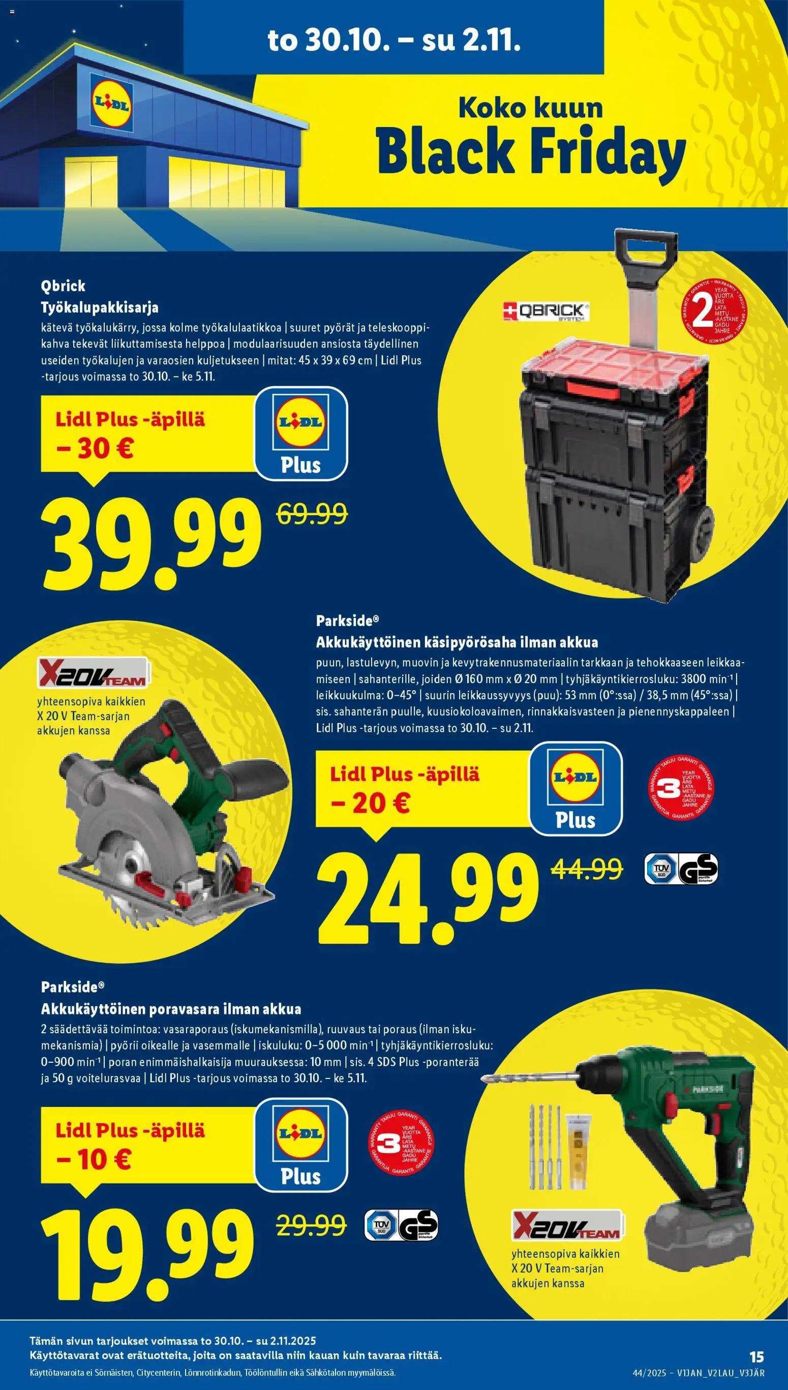 Lidl tarjoukset – voimassa 30.10.2025 alkaen | Sivu: 17