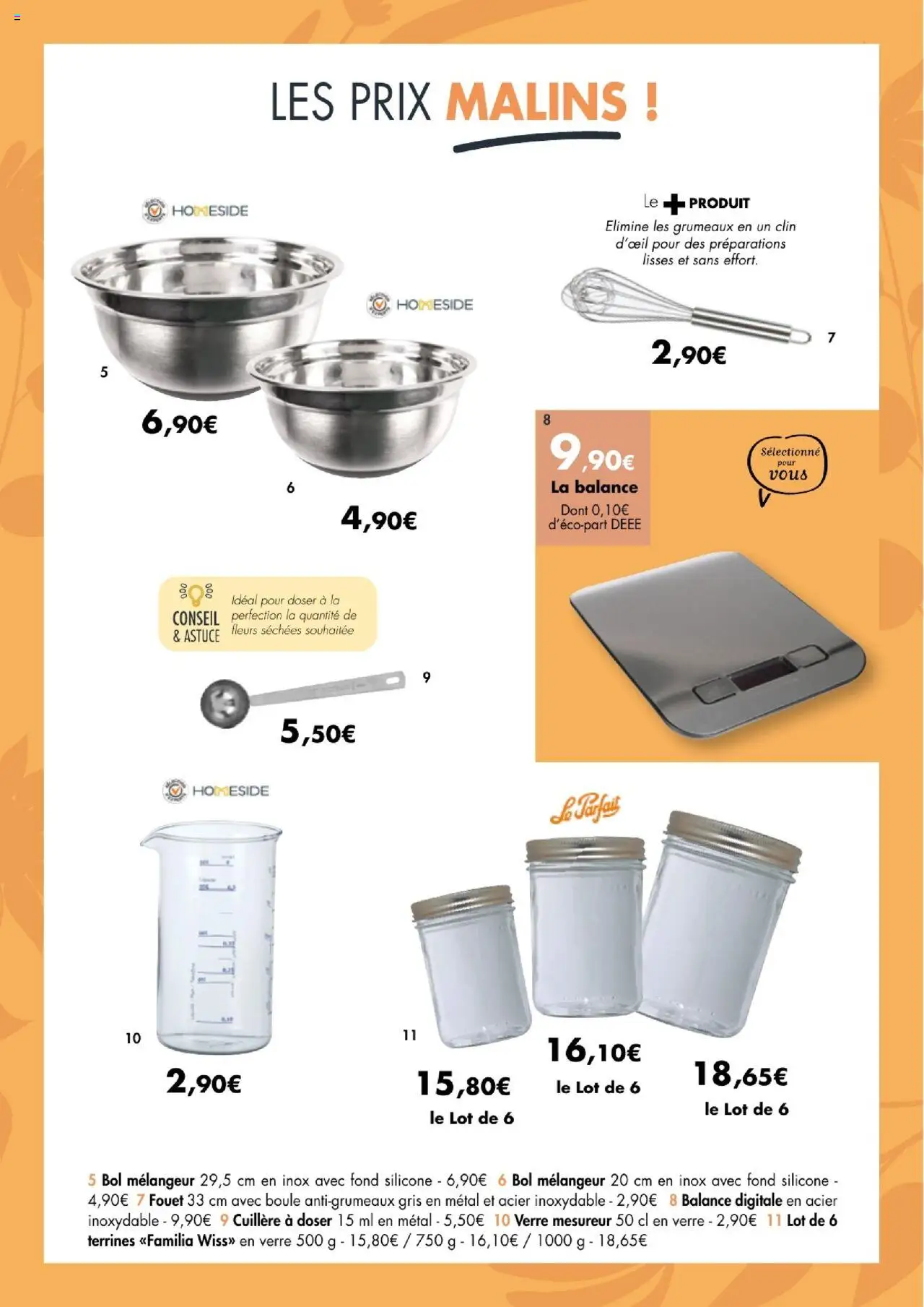  | Page: 11 | Produits: Bol, Verre mesureur