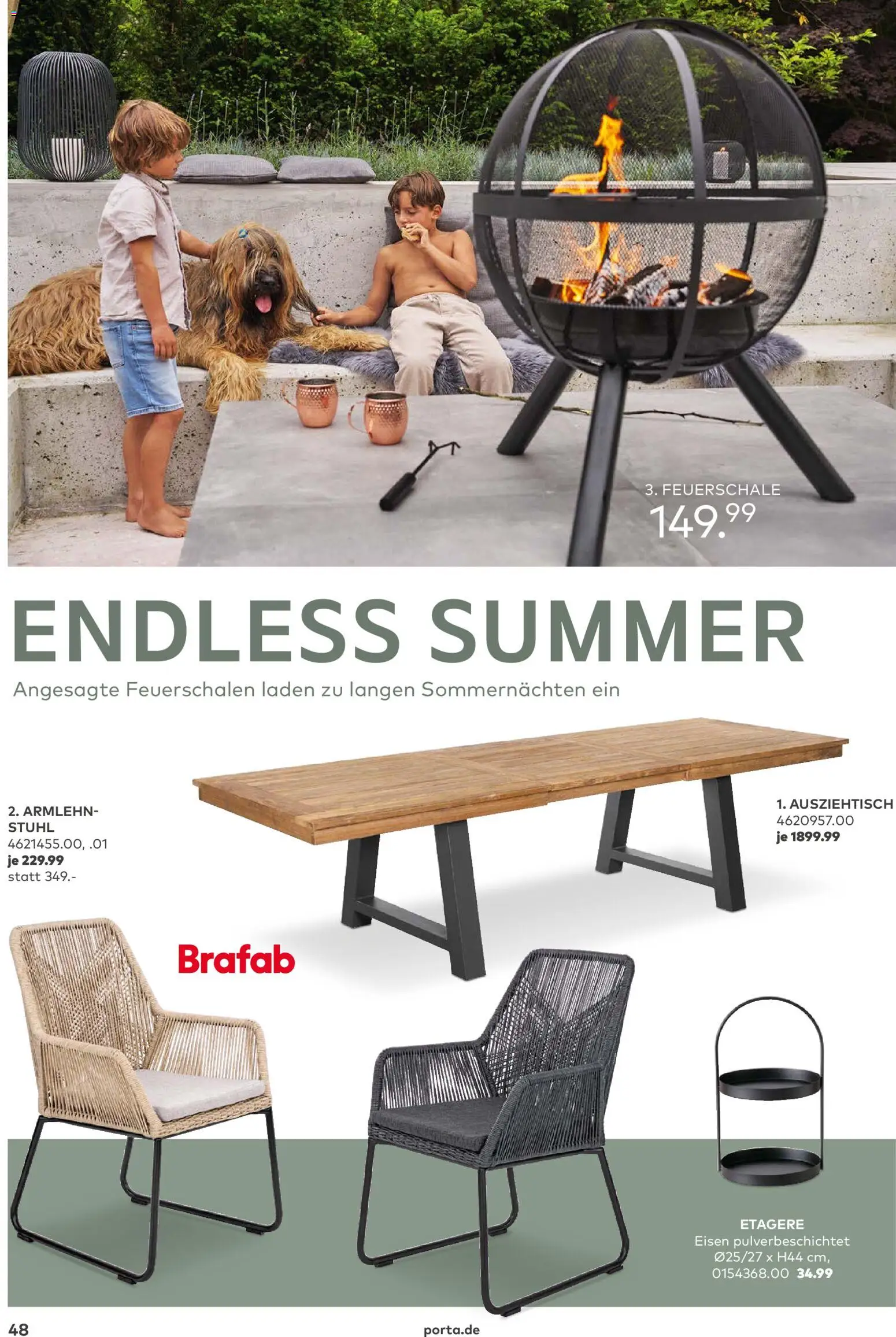 Porta! Gartenmöbel Katalog – gültig ab 01.03.2026 | Seite: 48 | Produkte: Stuhl