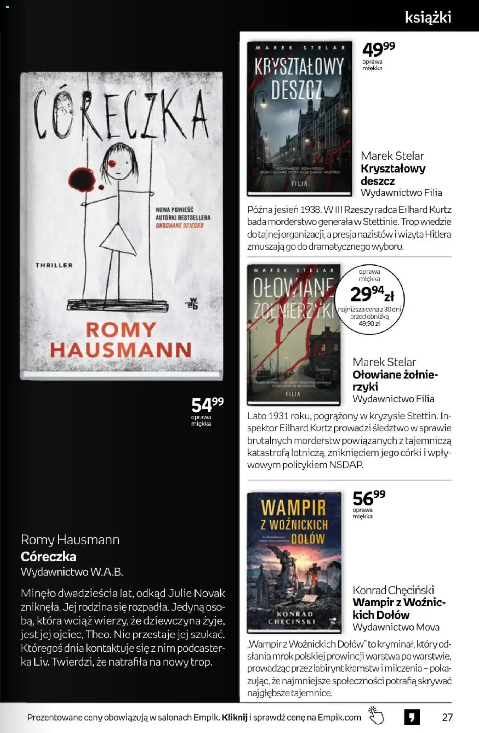 Empik promocje - Tom kultury Książki od 11.02.2026 | Strona: 27 | Produkty: Książki